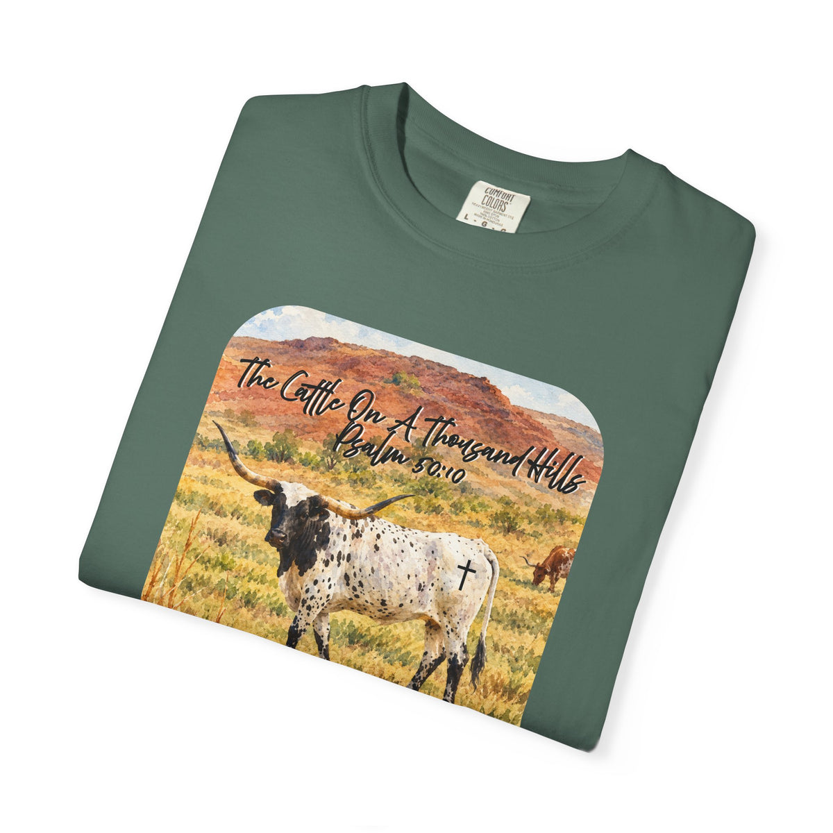 Cattle On A Thousand Hills Unisex Garment-Dyed T-shirt