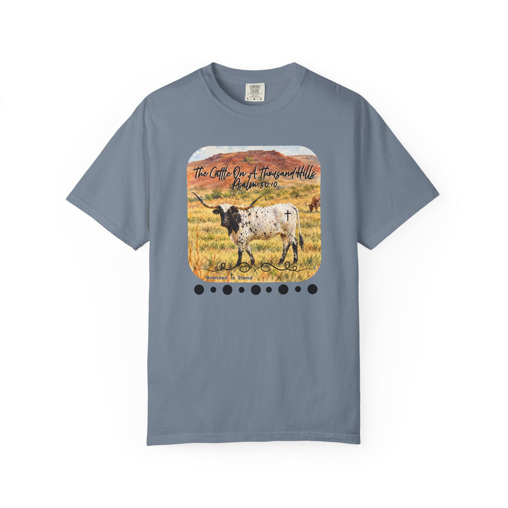 Cattle On A Thousand Hills Unisex Garment-Dyed T-shirt