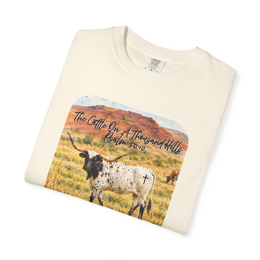 Cattle On A Thousand Hills Unisex Garment-Dyed T-shirt
