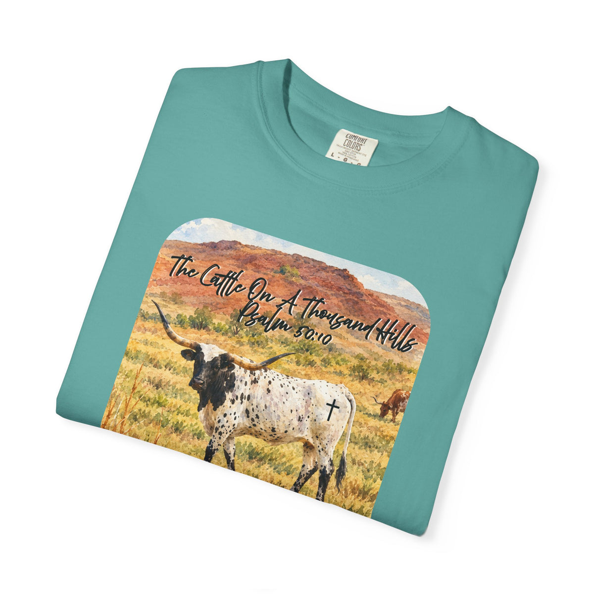 Cattle On A Thousand Hills Unisex Garment-Dyed T-shirt