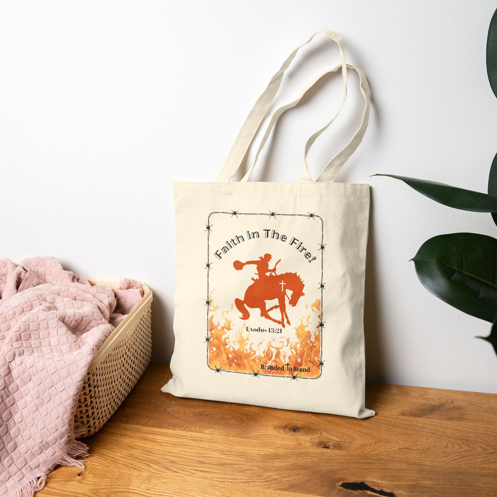 Faith in The Fire Cotton Canvas Tote Bag