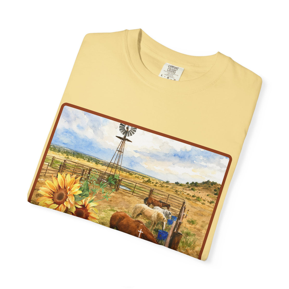 Ranch Branded To Stand Unisex Garment-Dyed T-shirt