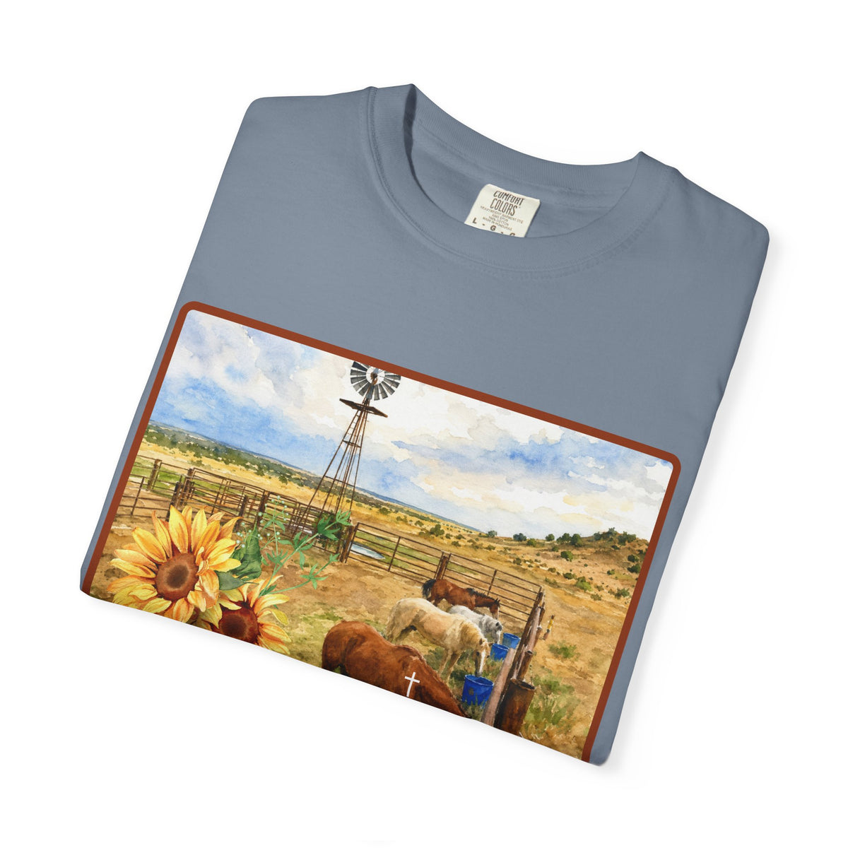 Ranch Branded To Stand Unisex Garment-Dyed T-shirt