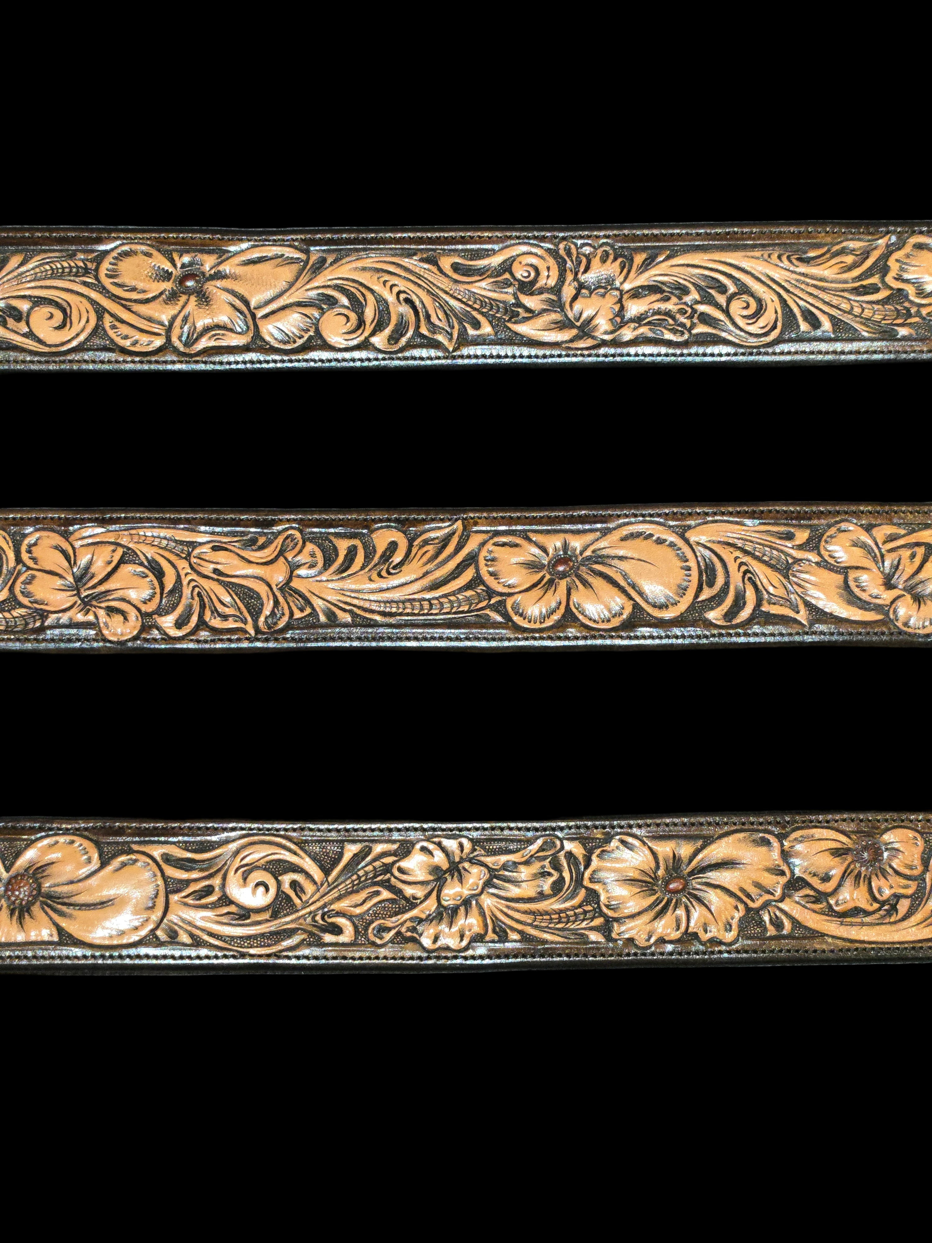 Belt Fully Handmade Handtooled