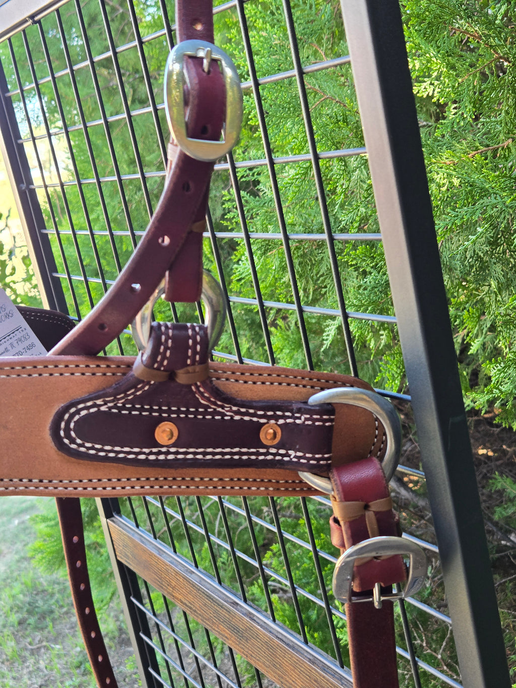 Tripping Collar Narrow Leather Handmade