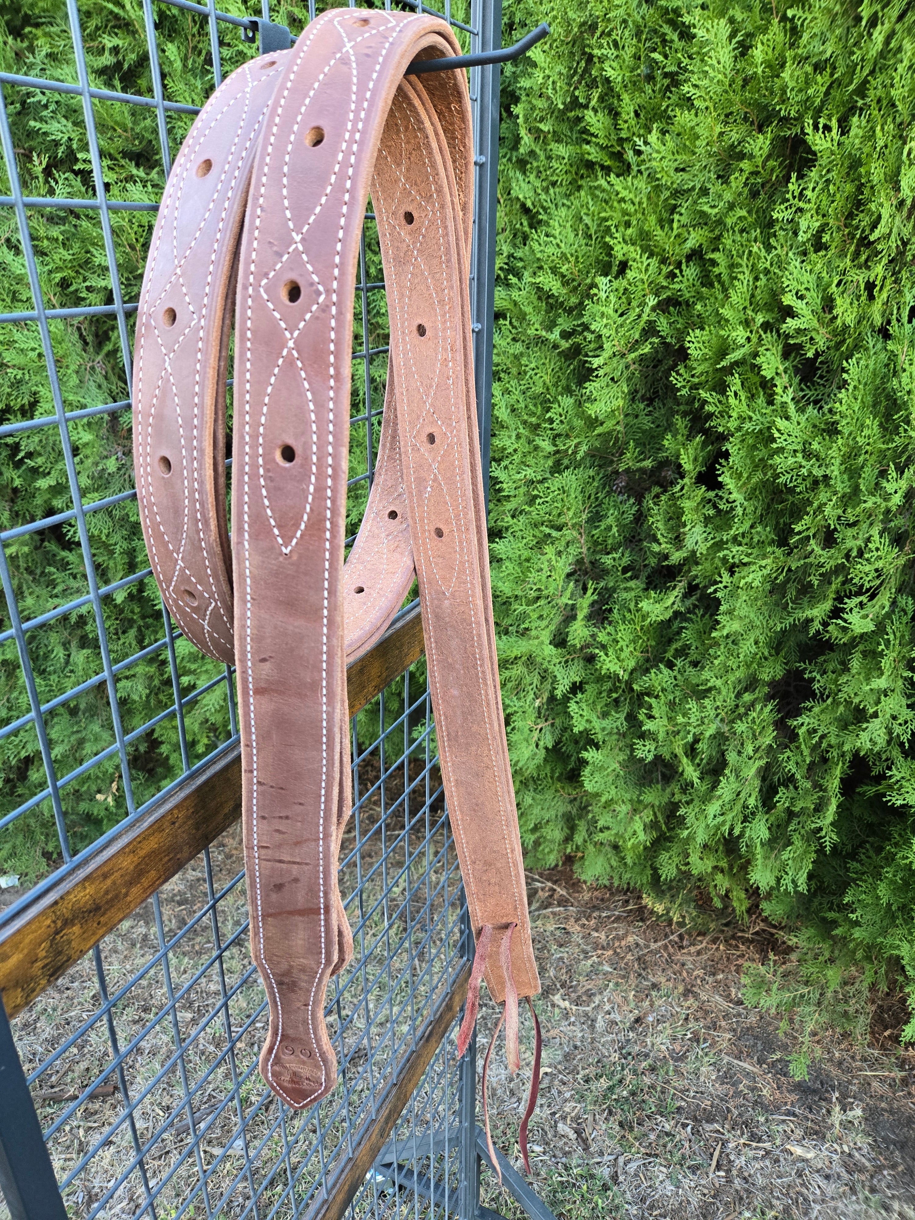 Latigo Stitched Pair Harness Handmade Leather