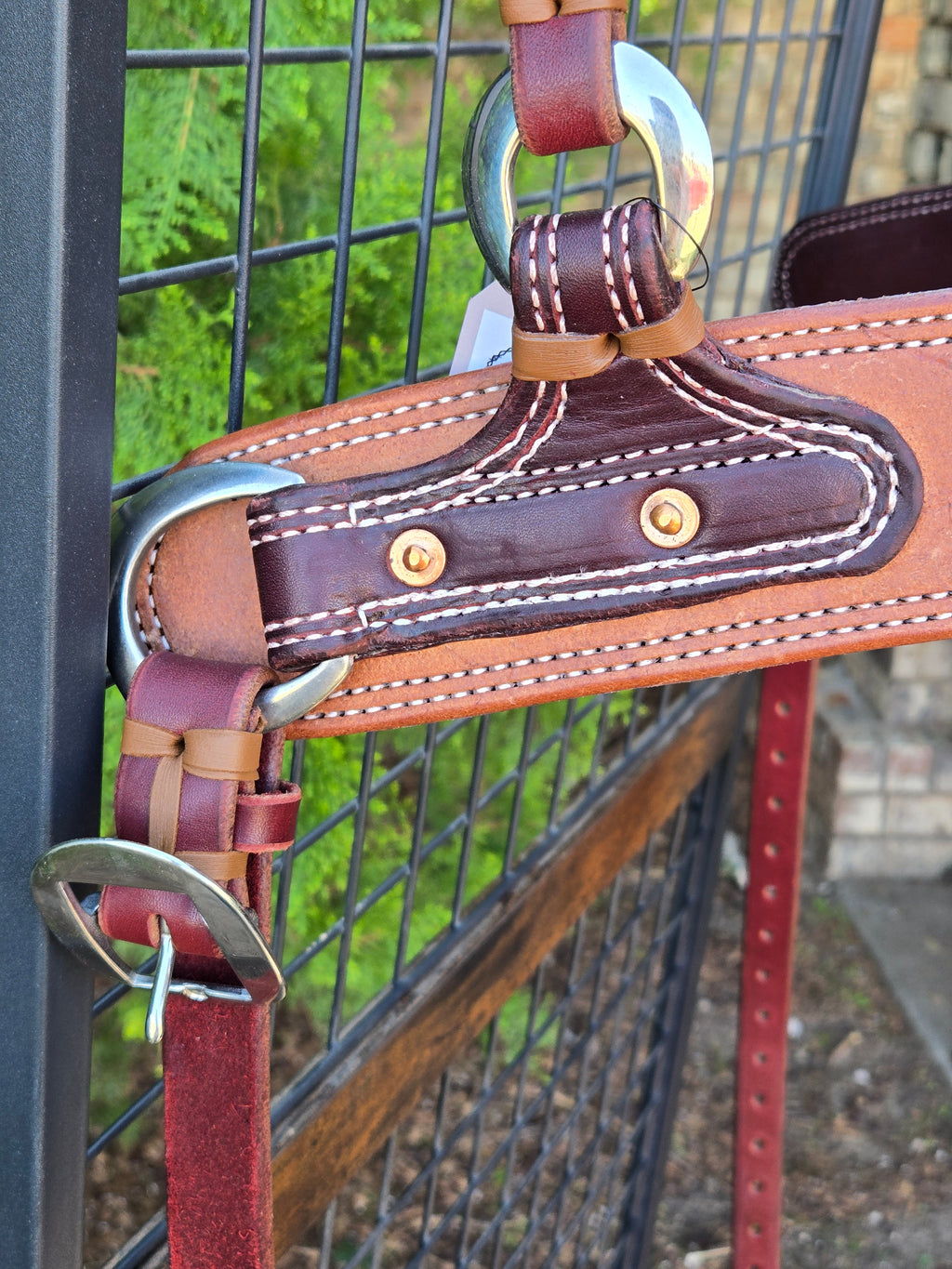 Tripping Collar Narrow Leather Handmade