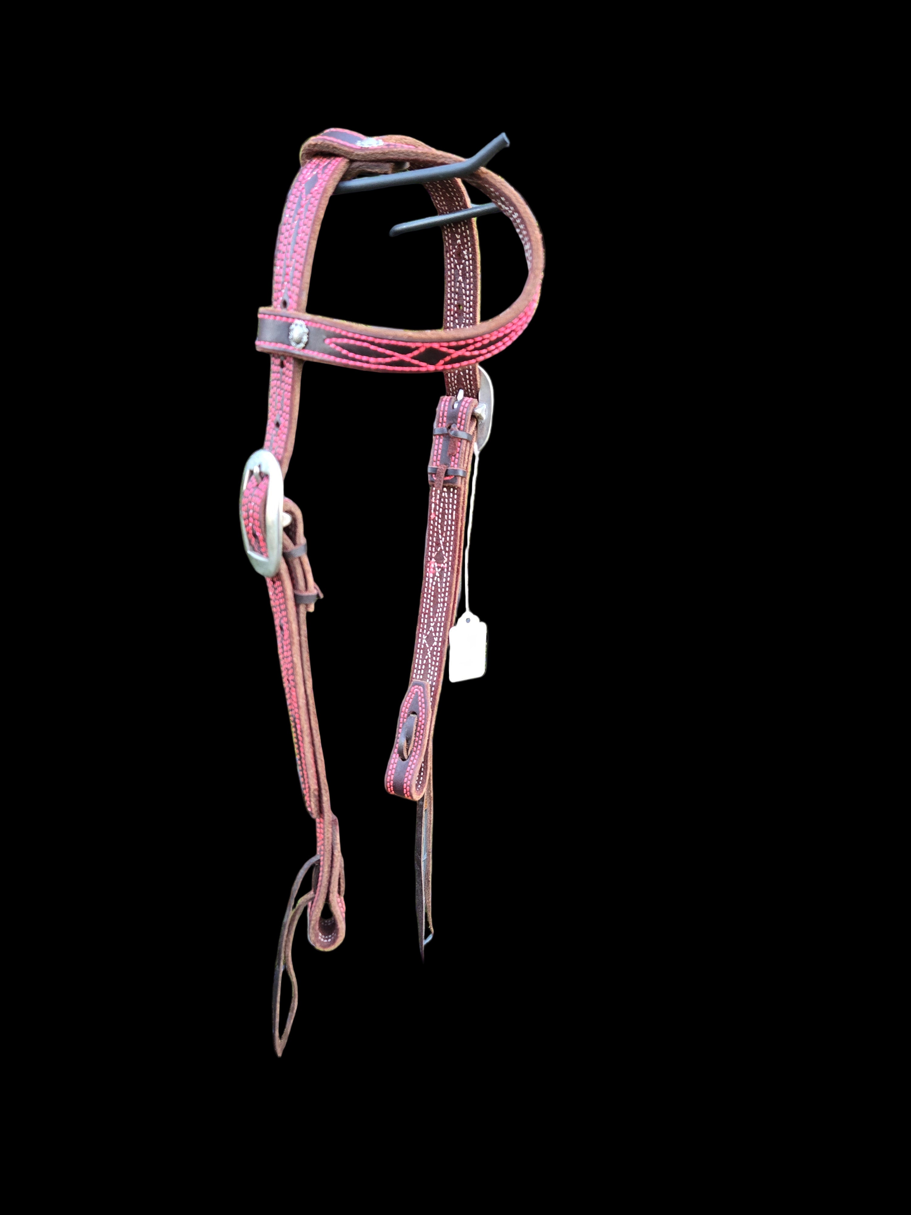 Headstall Latigo One Ear Stitched