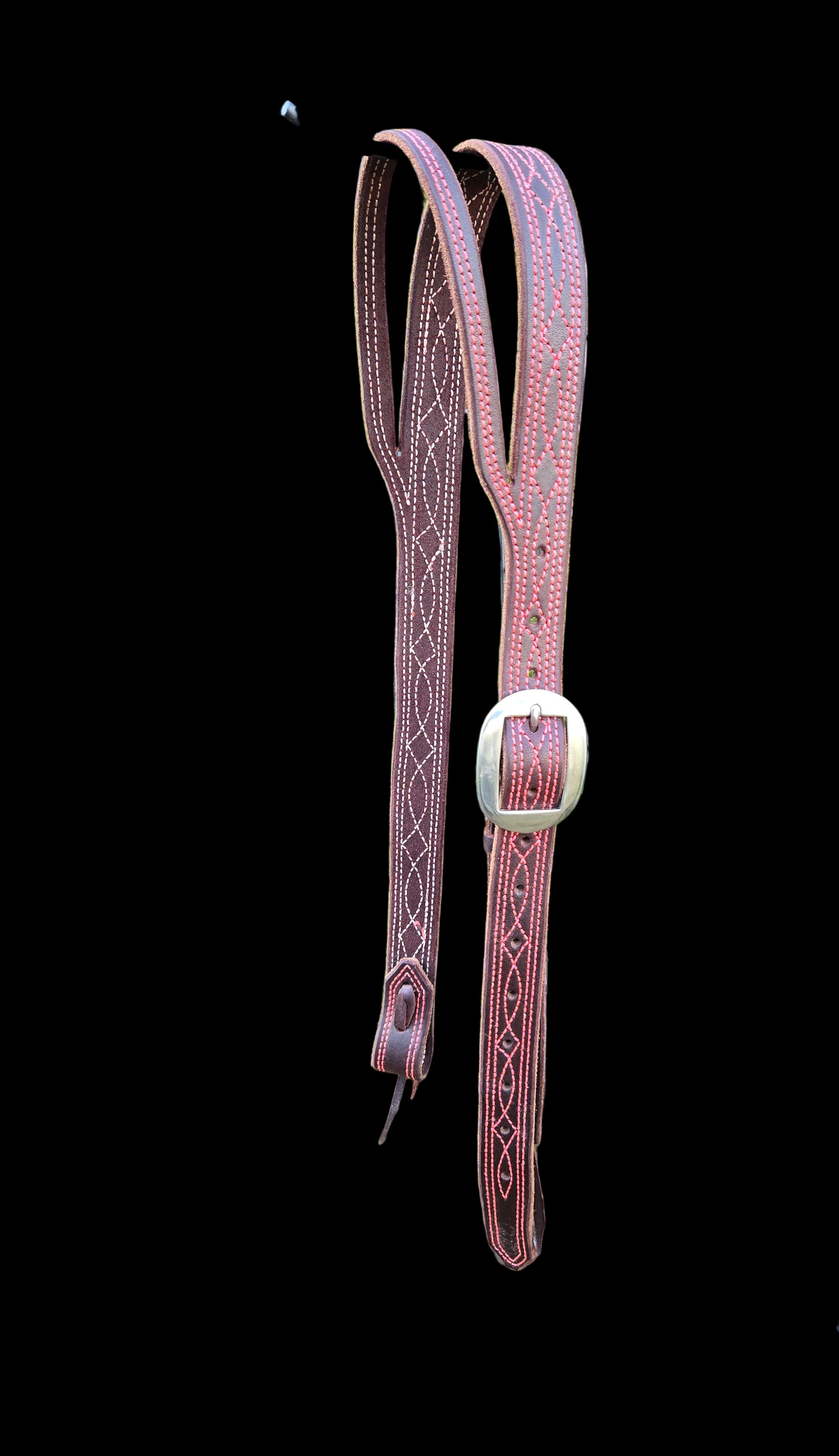 Headstall Latigo Splitear Stitched