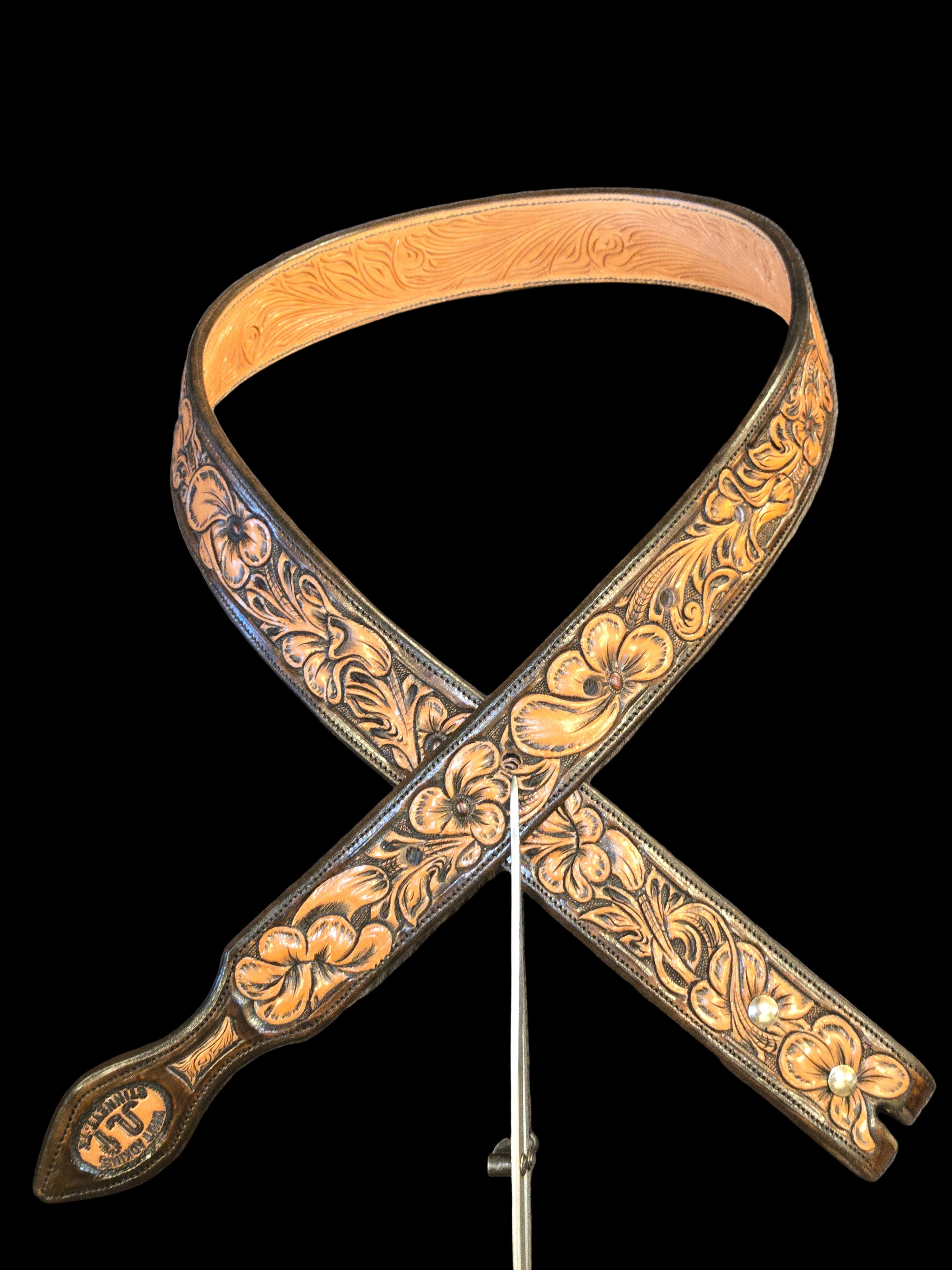 Belt Fully Handmade Handtooled