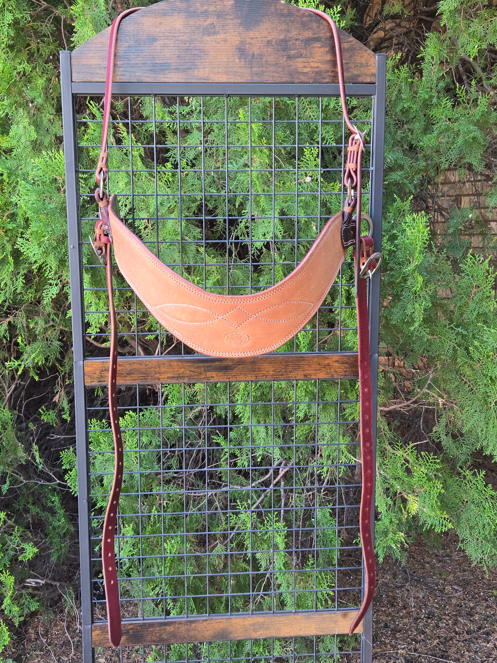 Tripping Collar Wide Leather Handmade