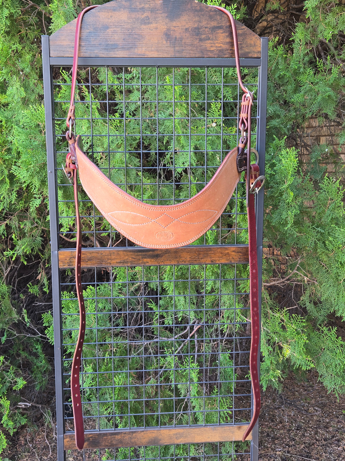 Tripping Collar Wide Leather Handmade