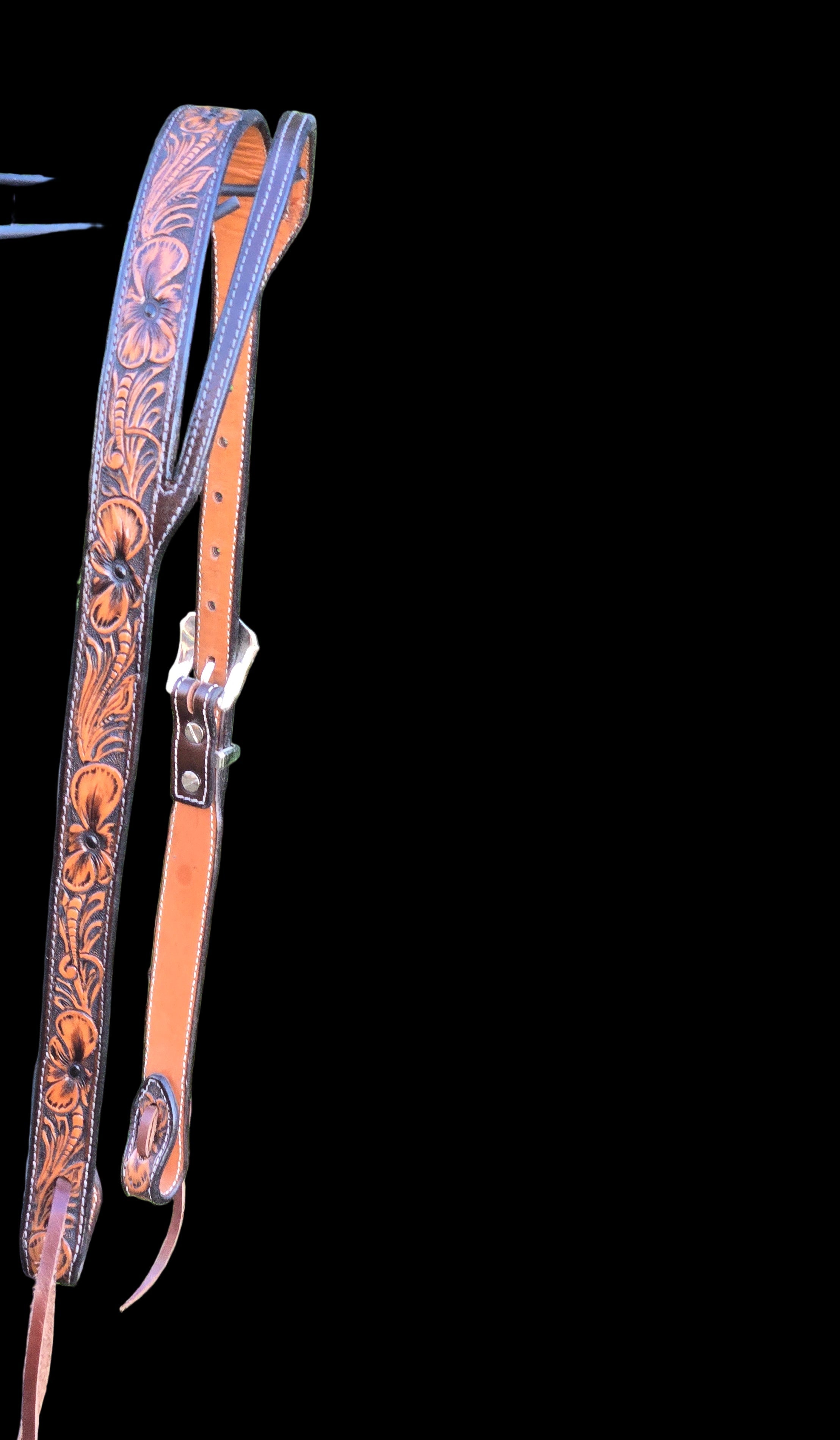 Headstall Splitear Fully Handtooled