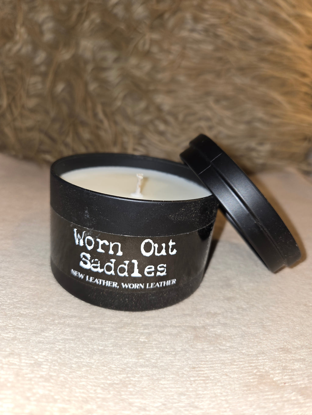 Candle Worn Out Saddles