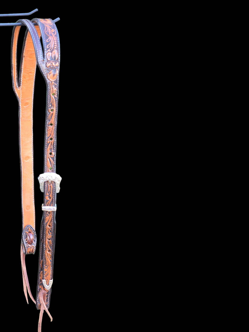 Headstall Splitear Fully Handtooled