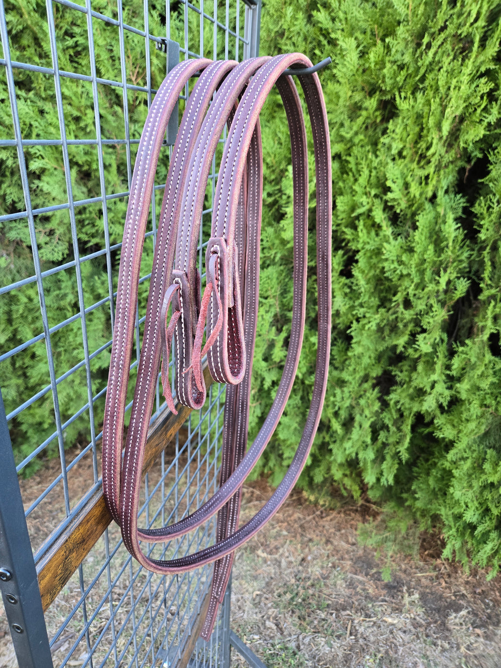 Reins Latigo Double Stitched