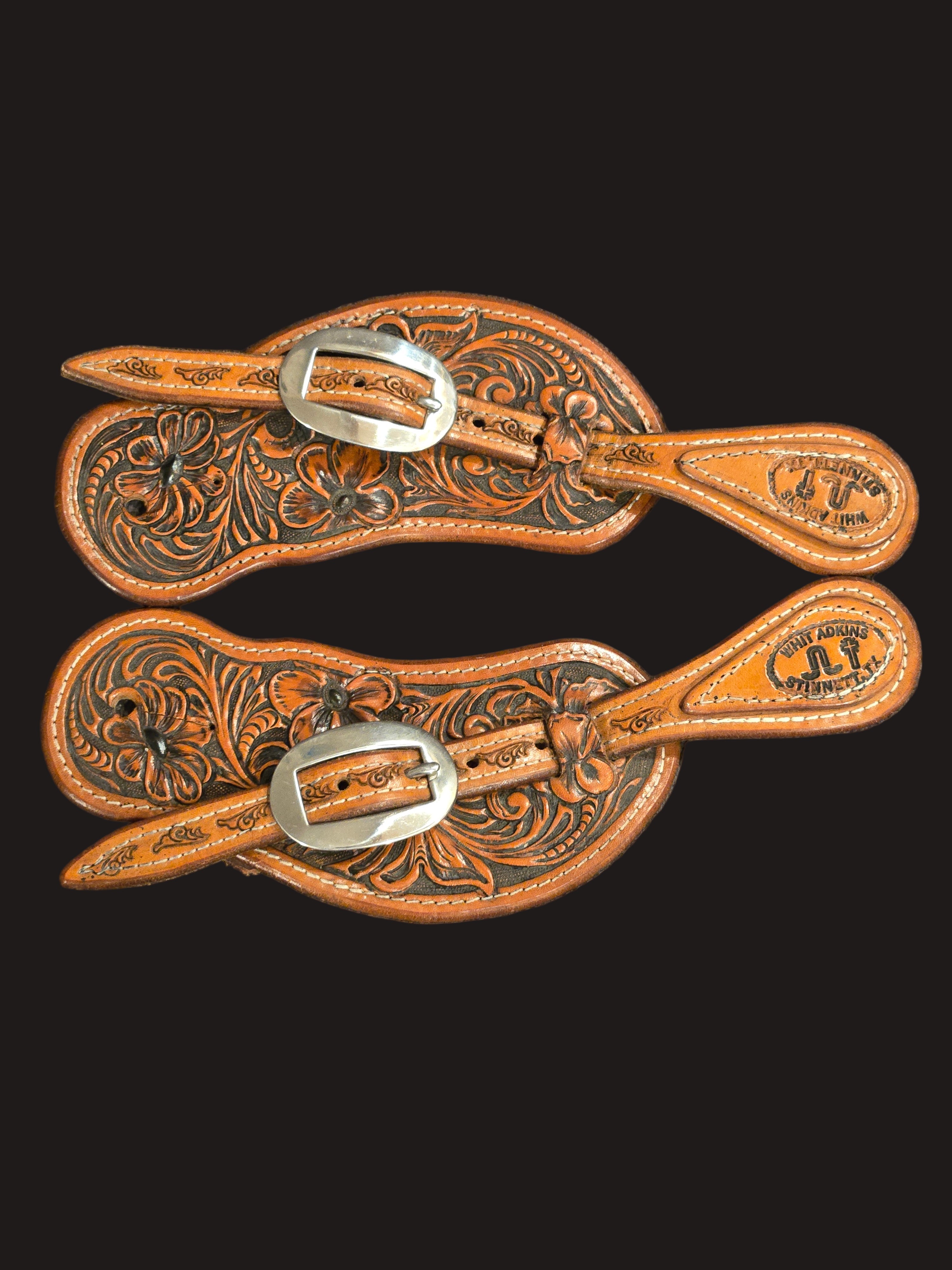 Spur Straps-Adult Floral Bibbed Floral